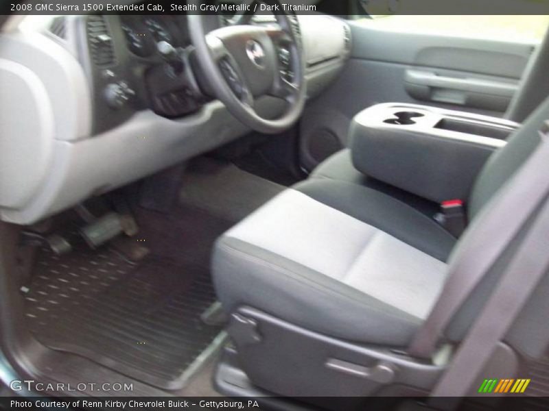 Stealth Gray Metallic / Dark Titanium 2008 GMC Sierra 1500 Extended Cab