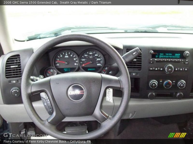 Stealth Gray Metallic / Dark Titanium 2008 GMC Sierra 1500 Extended Cab