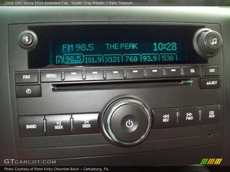 Stealth Gray Metallic / Dark Titanium 2008 GMC Sierra 1500 Extended Cab