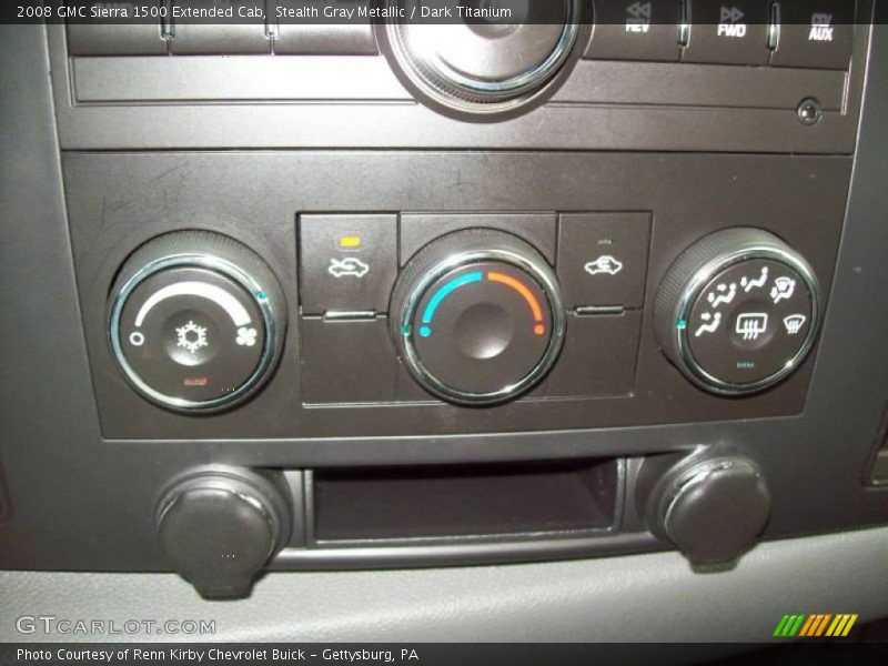 Stealth Gray Metallic / Dark Titanium 2008 GMC Sierra 1500 Extended Cab