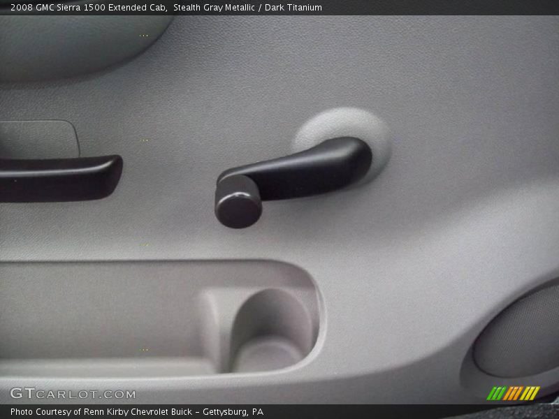 Stealth Gray Metallic / Dark Titanium 2008 GMC Sierra 1500 Extended Cab