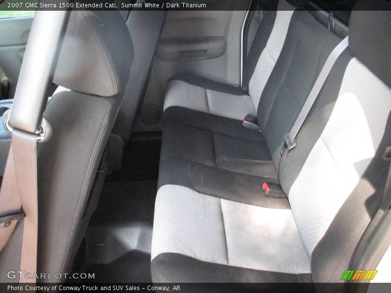 Summit White / Dark Titanium 2007 GMC Sierra 1500 Extended Cab