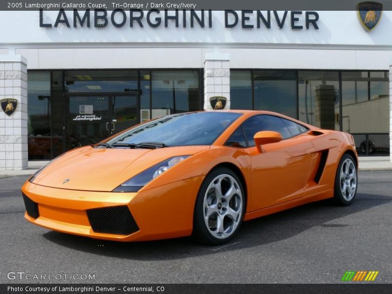 Tri-Orange / Dark Grey/Ivory 2005 Lamborghini Gallardo Coupe