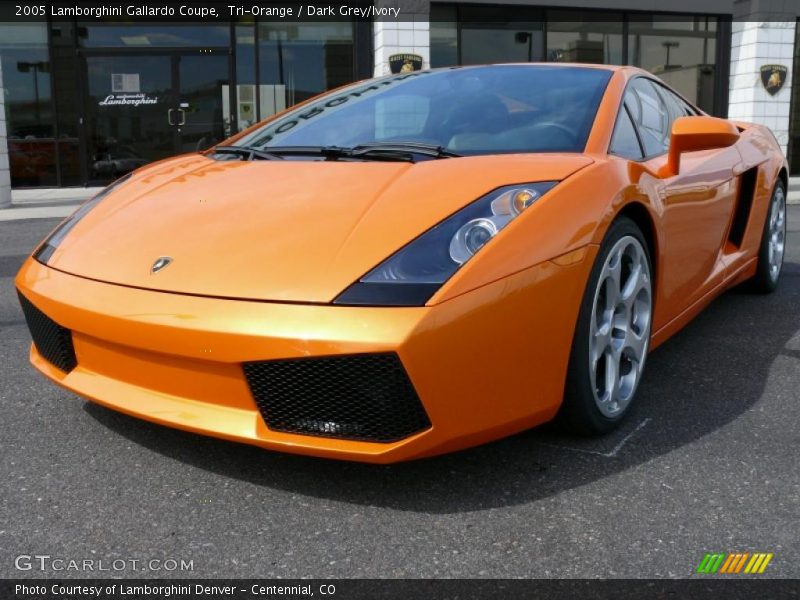 Tri-Orange / Dark Grey/Ivory 2005 Lamborghini Gallardo Coupe