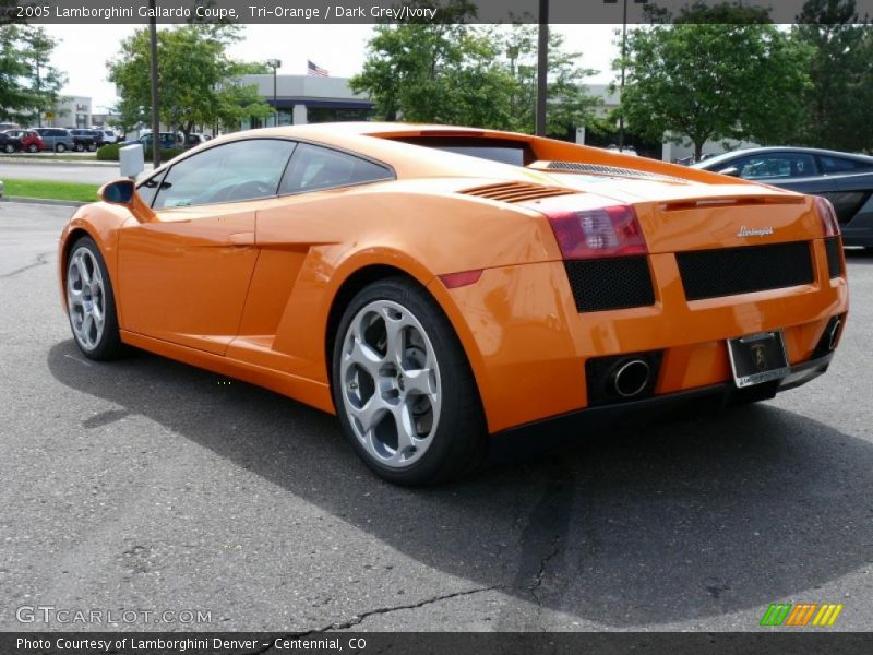 Tri-Orange / Dark Grey/Ivory 2005 Lamborghini Gallardo Coupe