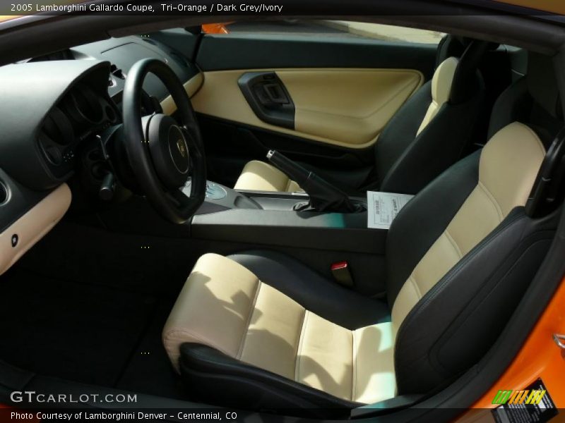 Tri-Orange / Dark Grey/Ivory 2005 Lamborghini Gallardo Coupe