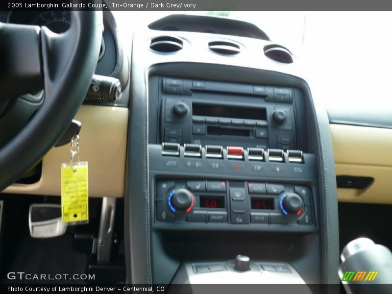 Tri-Orange / Dark Grey/Ivory 2005 Lamborghini Gallardo Coupe
