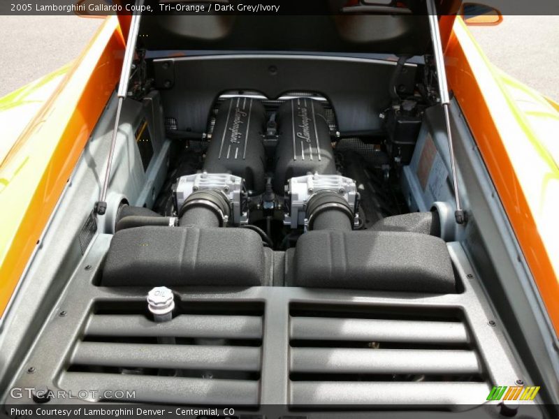 Tri-Orange / Dark Grey/Ivory 2005 Lamborghini Gallardo Coupe