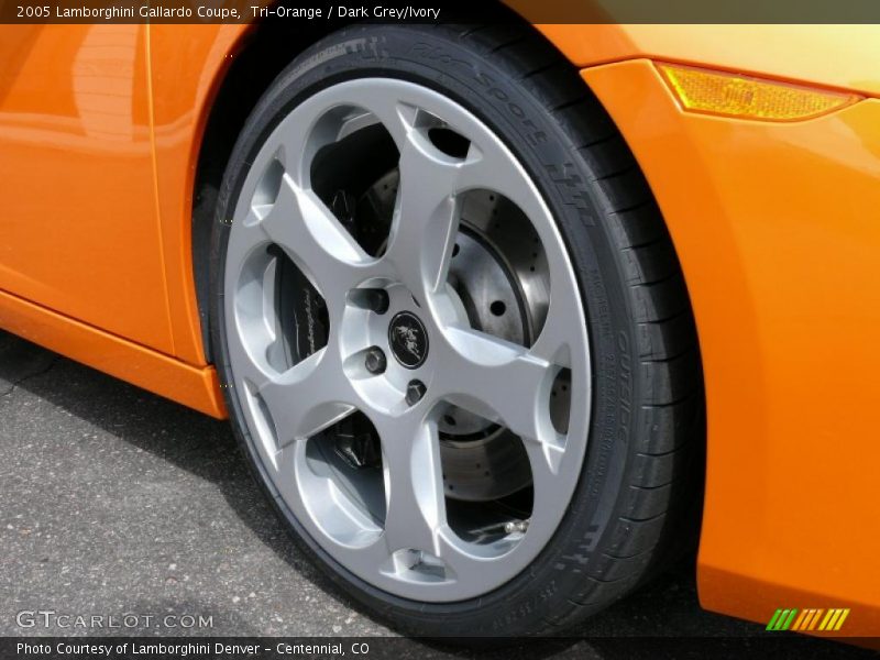 Tri-Orange / Dark Grey/Ivory 2005 Lamborghini Gallardo Coupe
