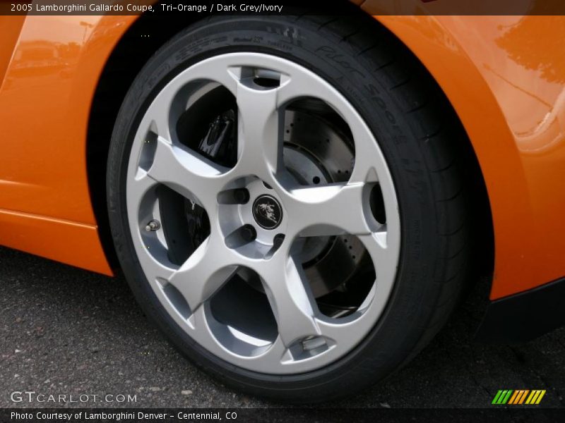 Tri-Orange / Dark Grey/Ivory 2005 Lamborghini Gallardo Coupe