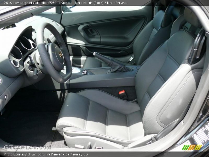  2010 Gallardo LP560-4 Spyder Nero Perseus Interior