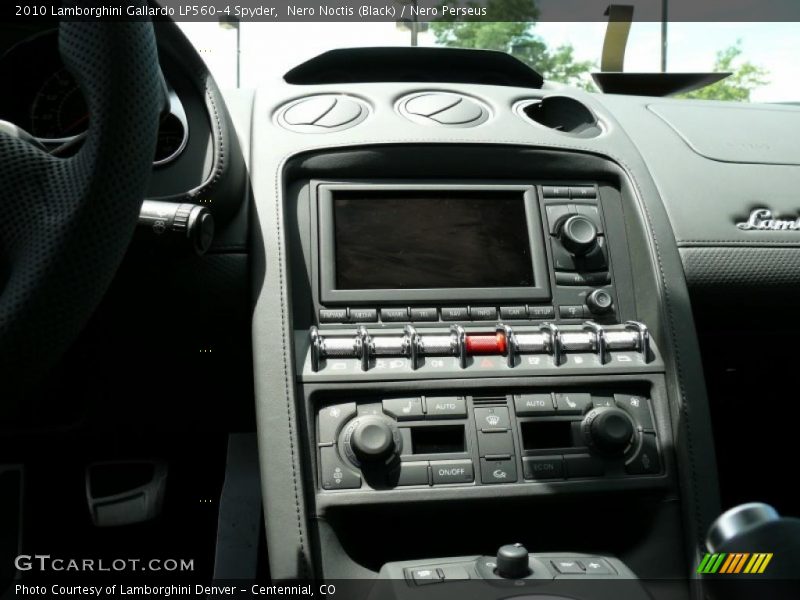 Controls of 2010 Gallardo LP560-4 Spyder