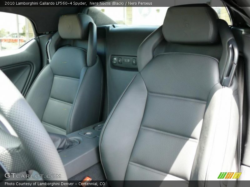  2010 Gallardo LP560-4 Spyder Nero Perseus Interior