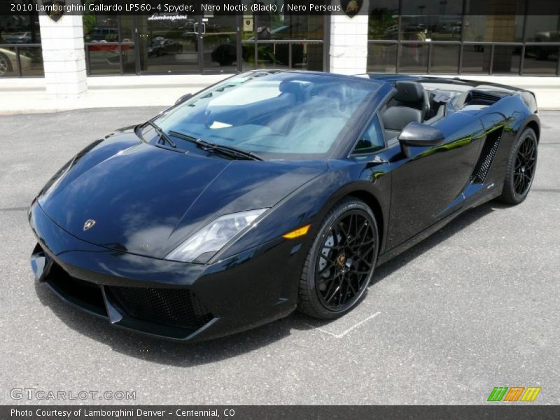 Front 3/4 View of 2010 Gallardo LP560-4 Spyder