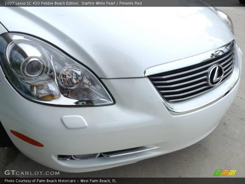 Starfire White Pearl / Pimento Red 2007 Lexus SC 430 Pebble Beach Edition