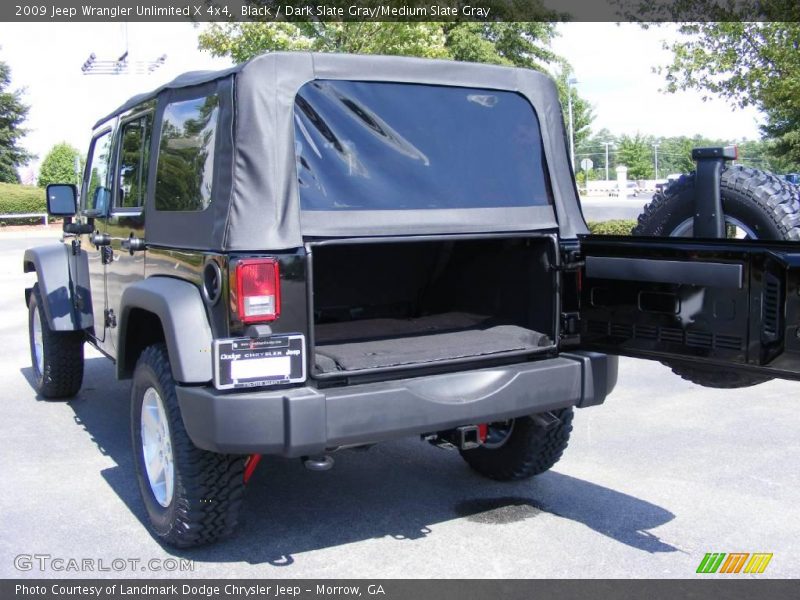 Black / Dark Slate Gray/Medium Slate Gray 2009 Jeep Wrangler Unlimited X 4x4