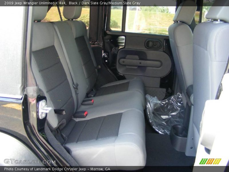 Black / Dark Slate Gray/Medium Slate Gray 2009 Jeep Wrangler Unlimited X 4x4