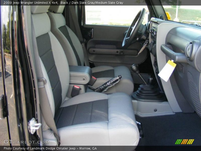 Black / Dark Slate Gray/Medium Slate Gray 2009 Jeep Wrangler Unlimited X 4x4