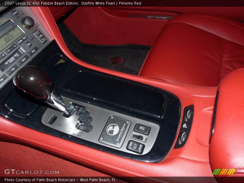Starfire White Pearl / Pimento Red 2007 Lexus SC 430 Pebble Beach Edition