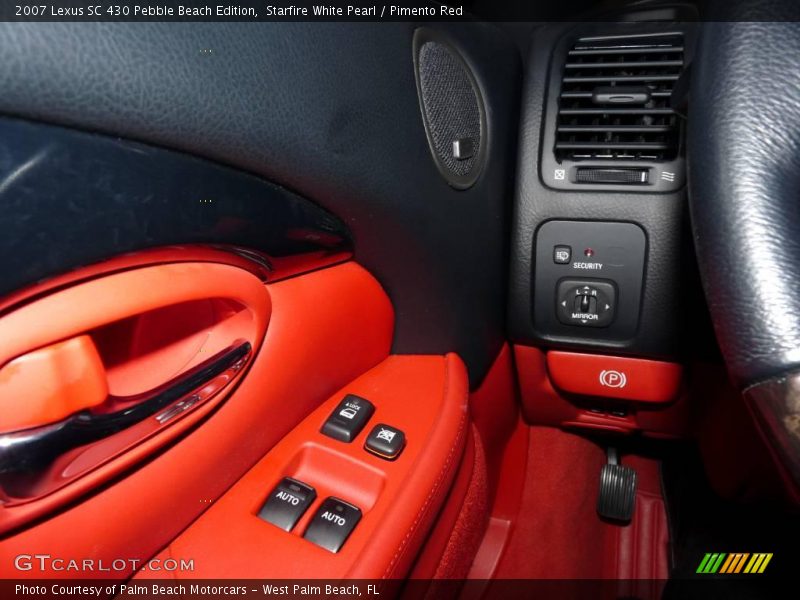 Starfire White Pearl / Pimento Red 2007 Lexus SC 430 Pebble Beach Edition