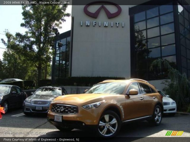 Mojave Copper / Java 2009 Infiniti FX 35 AWD