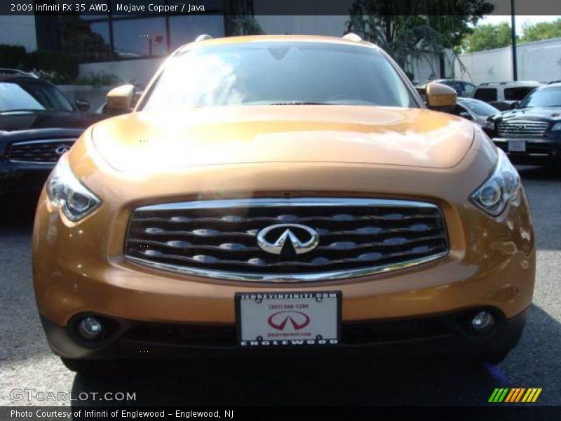 Mojave Copper / Java 2009 Infiniti FX 35 AWD