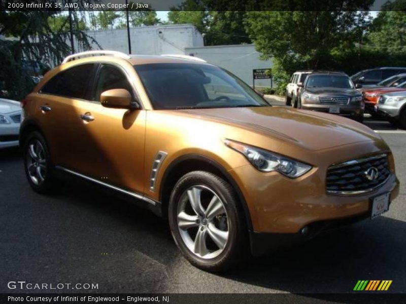 Mojave Copper / Java 2009 Infiniti FX 35 AWD