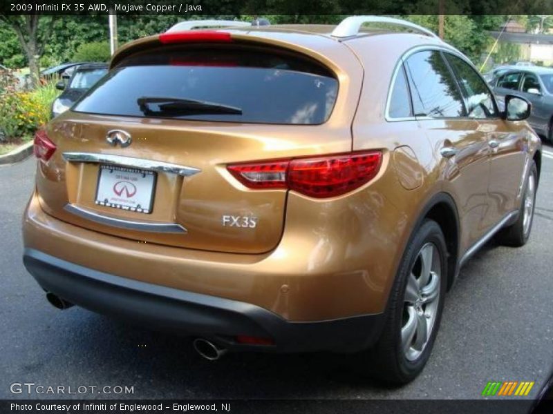 Mojave Copper / Java 2009 Infiniti FX 35 AWD