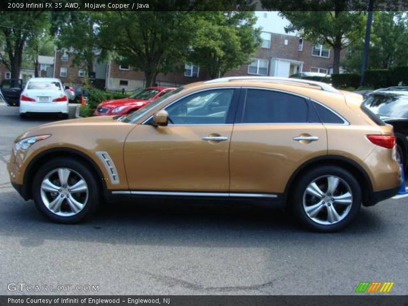 Mojave Copper / Java 2009 Infiniti FX 35 AWD