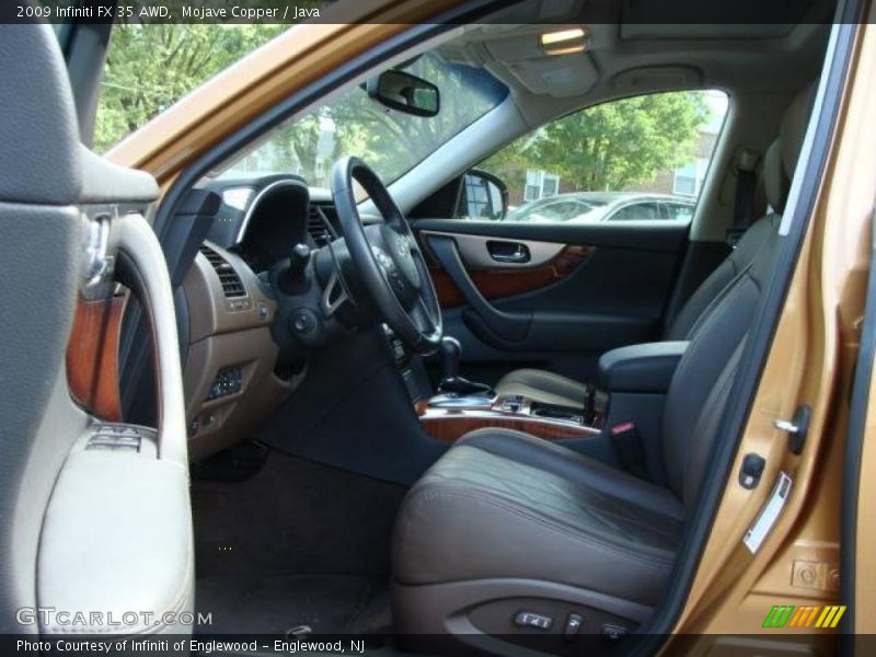 Mojave Copper / Java 2009 Infiniti FX 35 AWD
