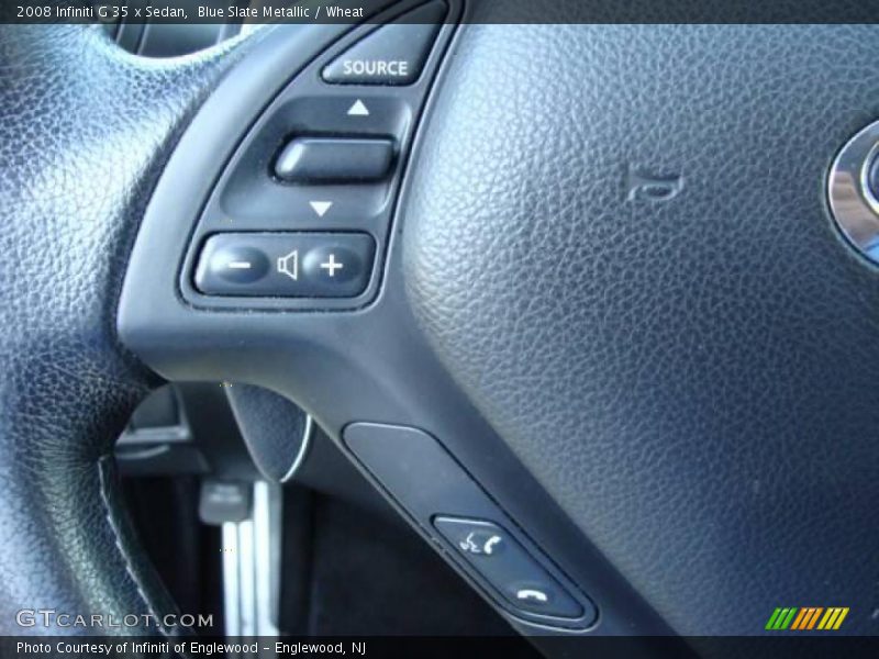 Blue Slate Metallic / Wheat 2008 Infiniti G 35 x Sedan