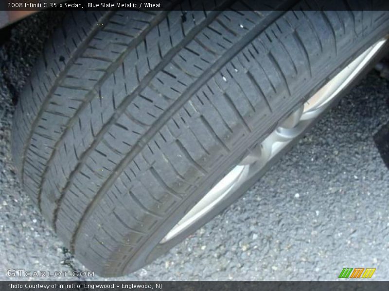 Blue Slate Metallic / Wheat 2008 Infiniti G 35 x Sedan