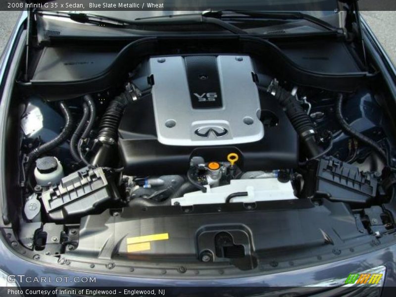 Blue Slate Metallic / Wheat 2008 Infiniti G 35 x Sedan