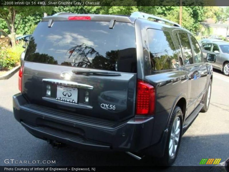 Silver Graphite Gray / Charcoal 2008 Infiniti QX 56 4WD