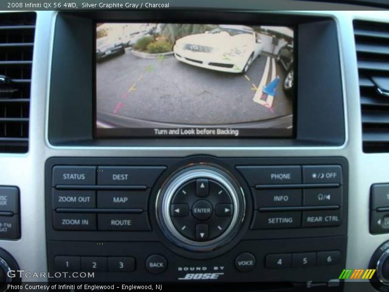 Silver Graphite Gray / Charcoal 2008 Infiniti QX 56 4WD