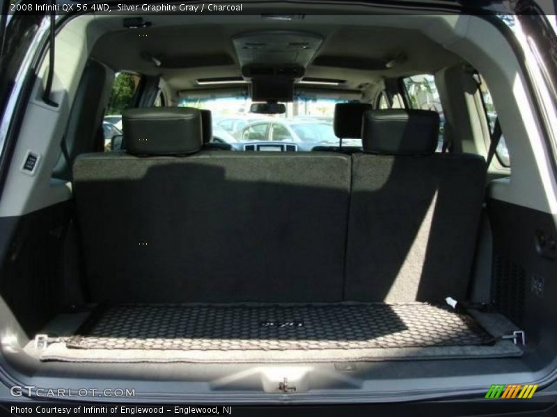 Silver Graphite Gray / Charcoal 2008 Infiniti QX 56 4WD