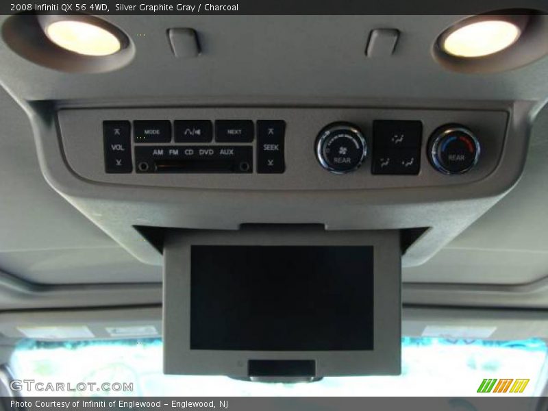 Silver Graphite Gray / Charcoal 2008 Infiniti QX 56 4WD