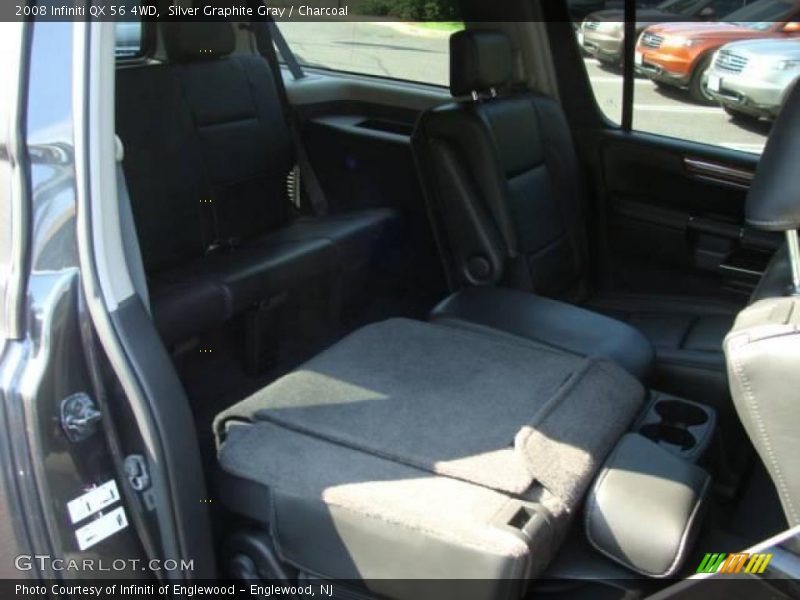 Silver Graphite Gray / Charcoal 2008 Infiniti QX 56 4WD