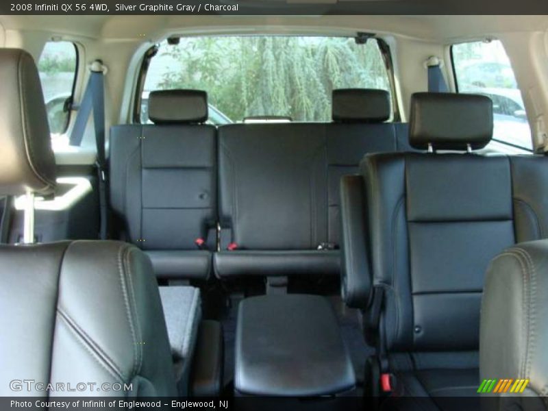 Silver Graphite Gray / Charcoal 2008 Infiniti QX 56 4WD