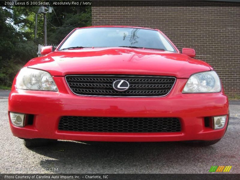 Absolutely Red / Ivory 2003 Lexus IS 300 Sedan