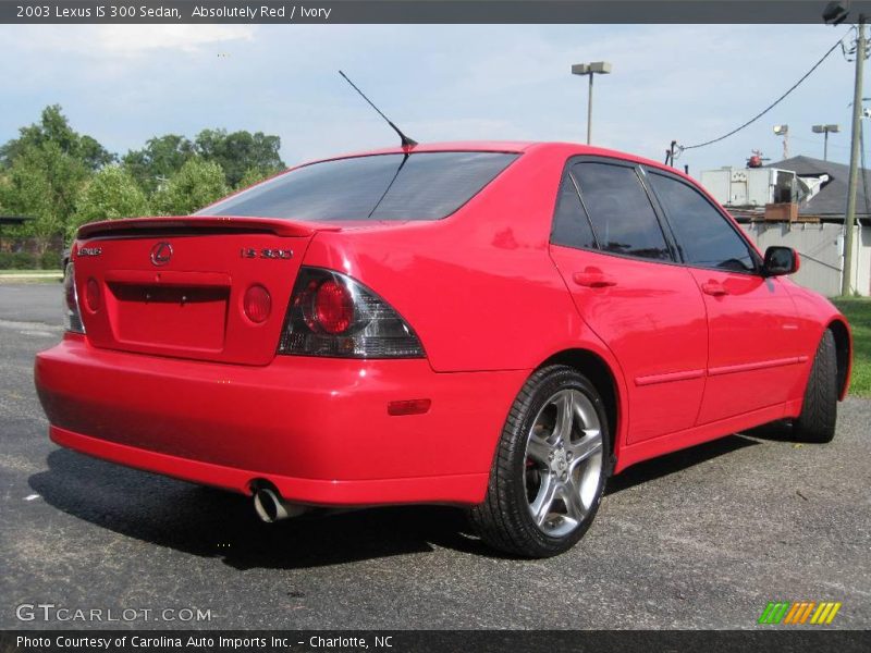 Absolutely Red / Ivory 2003 Lexus IS 300 Sedan