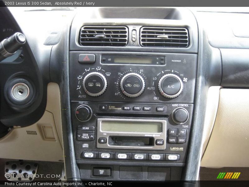 Absolutely Red / Ivory 2003 Lexus IS 300 Sedan