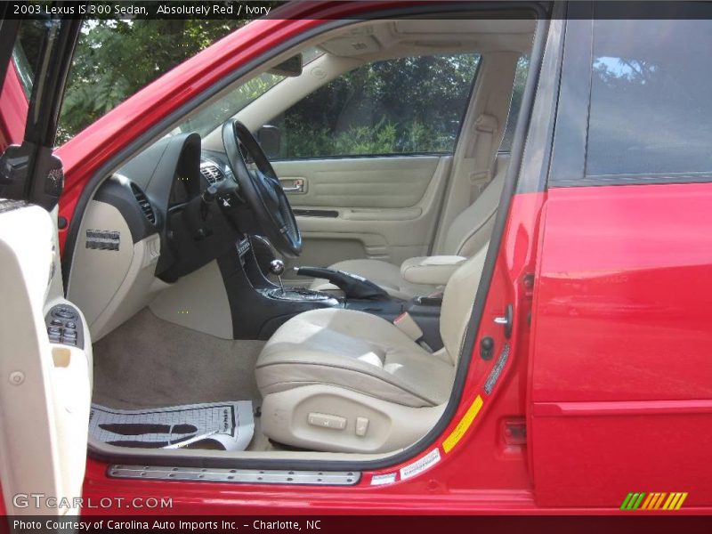 Absolutely Red / Ivory 2003 Lexus IS 300 Sedan