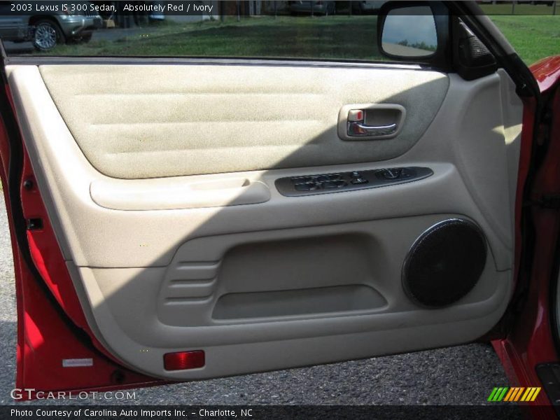 Absolutely Red / Ivory 2003 Lexus IS 300 Sedan