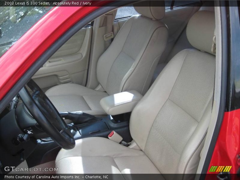 Absolutely Red / Ivory 2003 Lexus IS 300 Sedan