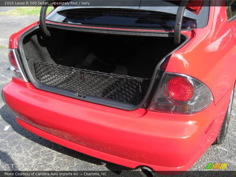 Absolutely Red / Ivory 2003 Lexus IS 300 Sedan