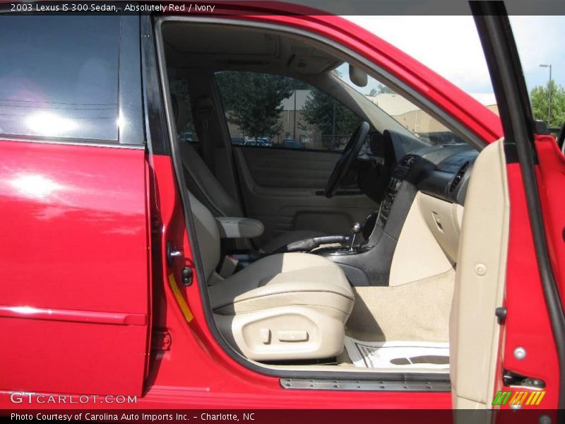 Absolutely Red / Ivory 2003 Lexus IS 300 Sedan
