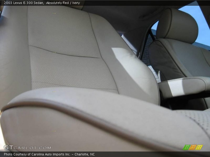 Absolutely Red / Ivory 2003 Lexus IS 300 Sedan