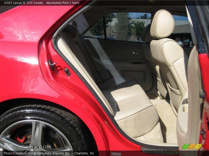 Absolutely Red / Ivory 2003 Lexus IS 300 Sedan