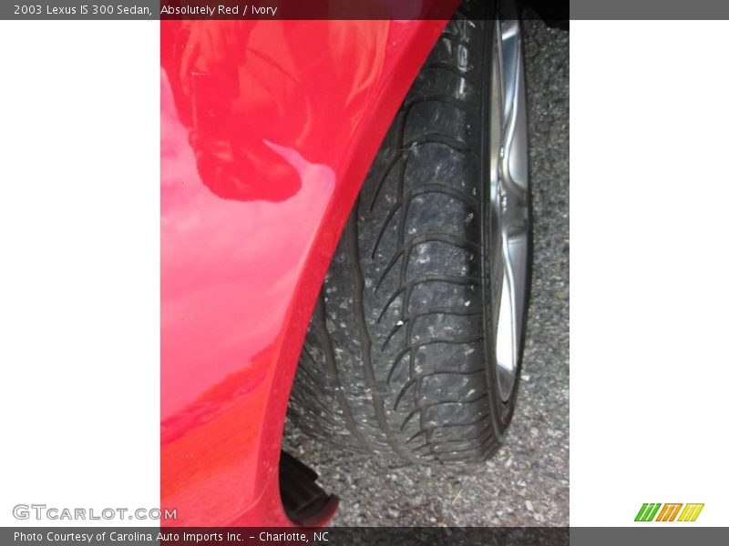 Absolutely Red / Ivory 2003 Lexus IS 300 Sedan
